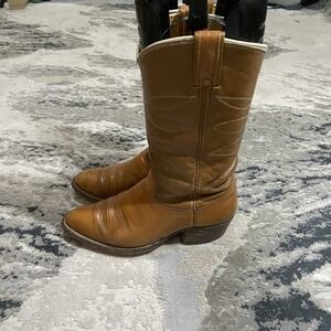 Women's Nocona Caramel Brown Western Cowgirl Posh Cowboy Boots 4760 Size 7.5 B